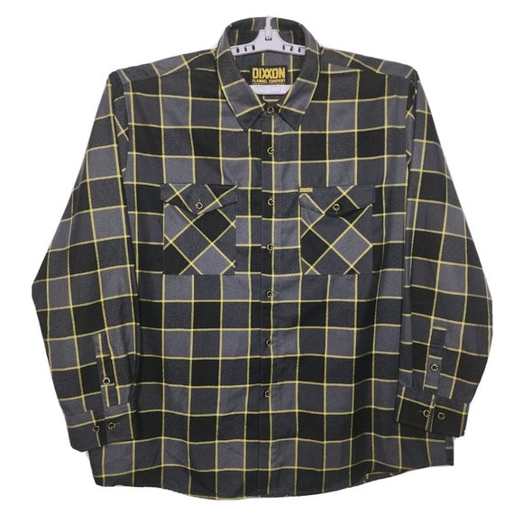 DIXXON The SWARM Flannel Shirt - Men's 3XL - OG 2018 Pre-Pleat RARE - Picture 6 of 6